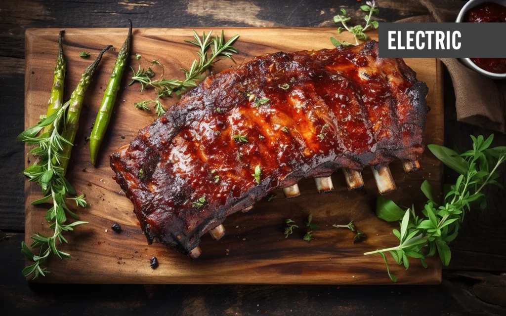 American Style Pork Ribs Electric BBQ