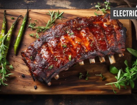 American Style Pork Ribs Electric BBQ